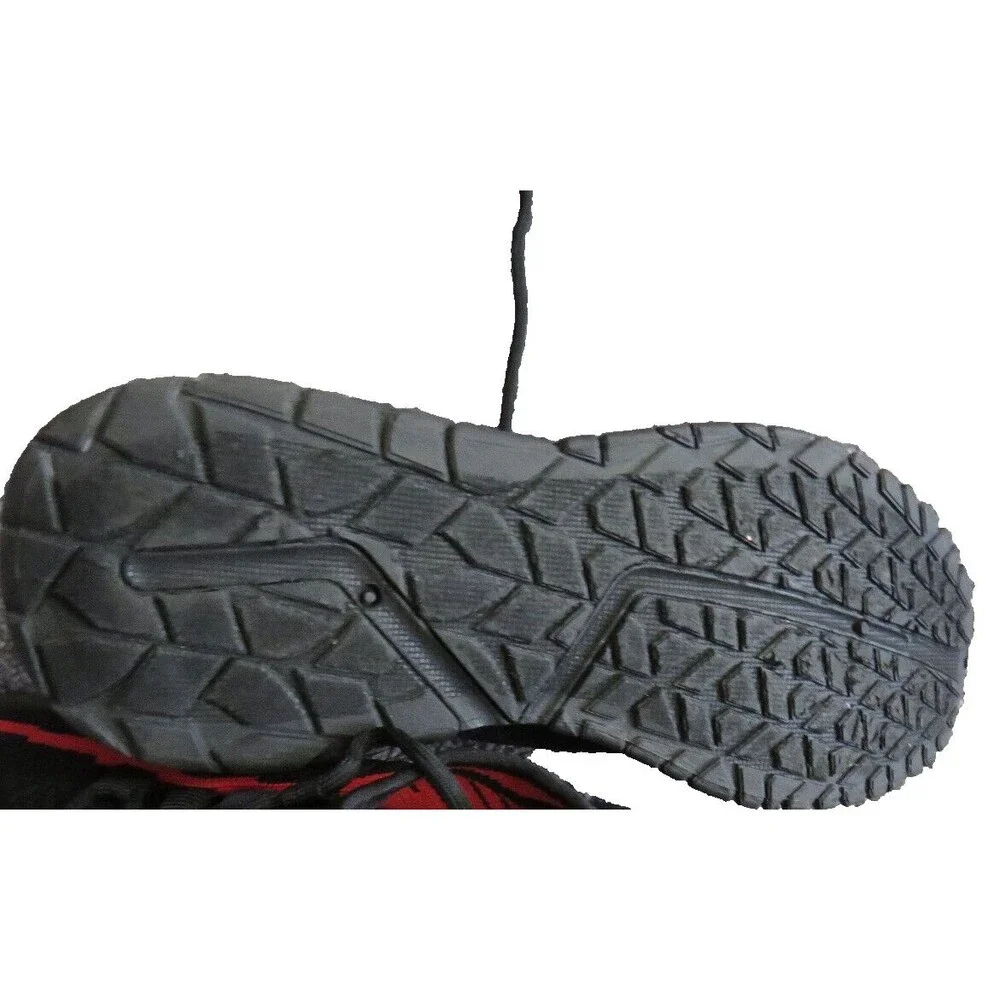 Pony PP1 Rocky Knit Lace Up Mesh Trainer Sneakers Mens Shoes Black Red 8.5
